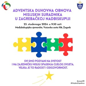 Duhovna obnova župnih misijskih suradnika u Zagrebačkoj nadbiskupiji